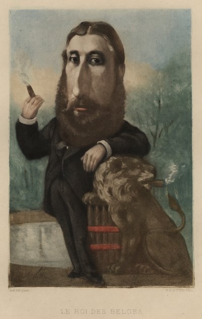 Leopold II, King of the Belgians by Andre Gill